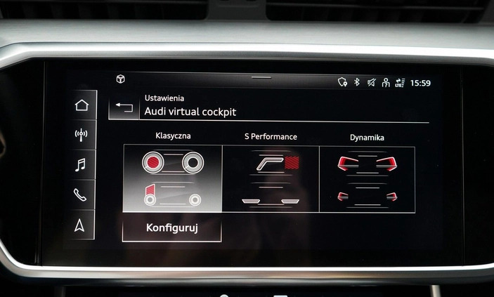 Audi A6 cena 235980 przebieg: 56000, rok produkcji 2021 z Katowice małe 781